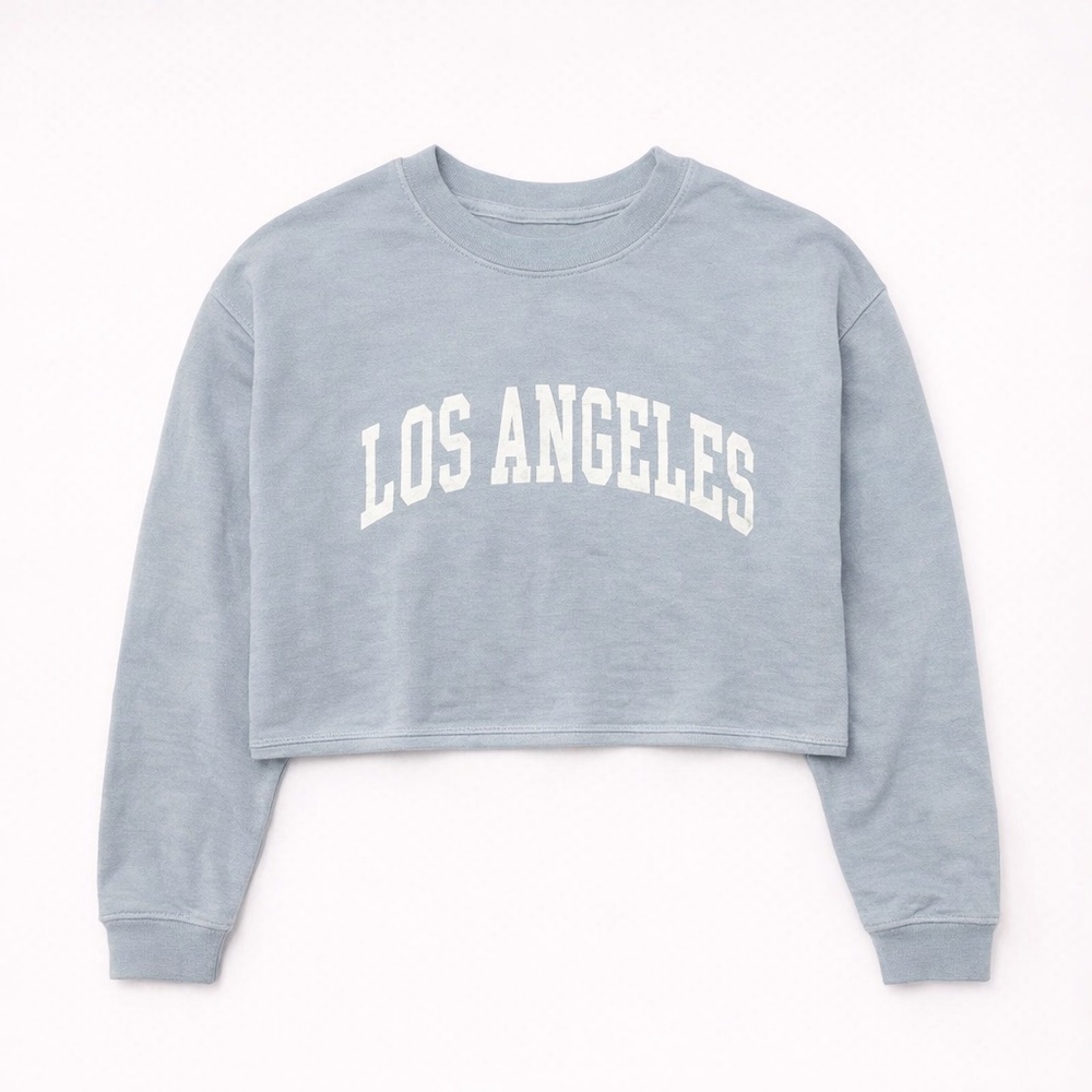 [BOGO] NWT Los Angeles Blue Cropped‎ Crewneck